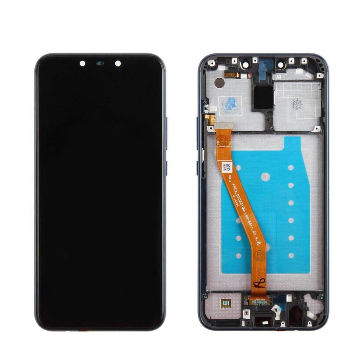 Huawei Mate 20 Lite Lcd Ekran Dokunmatik Siyah Çıtalı