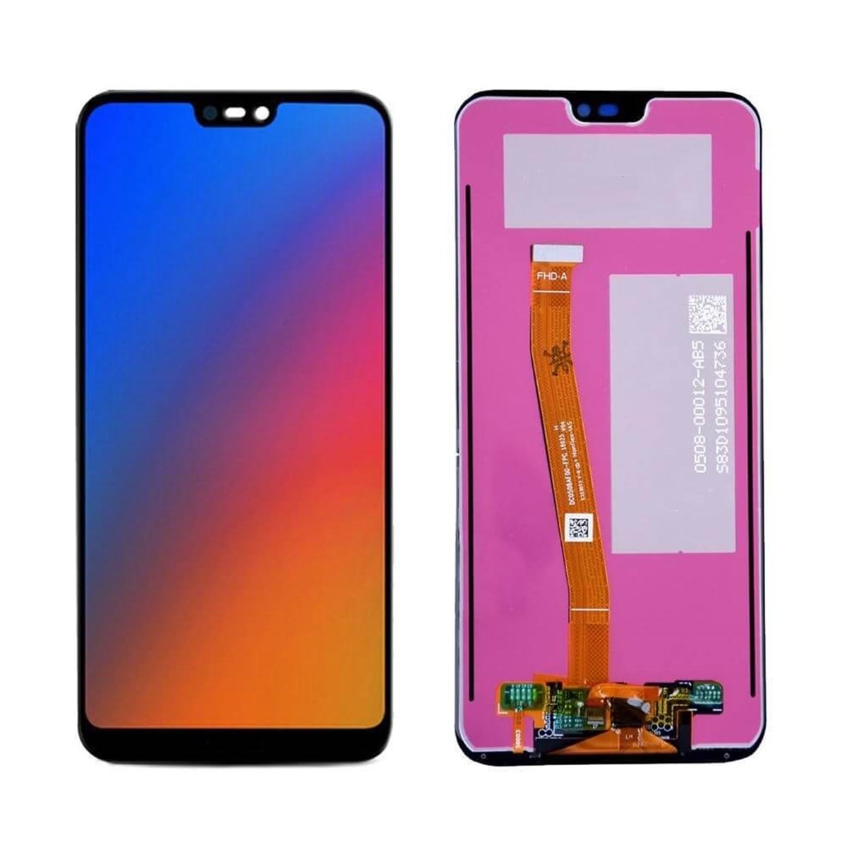Huawei P20 lite Lcd Ekran Dokunmatik Siyah Çıtasız