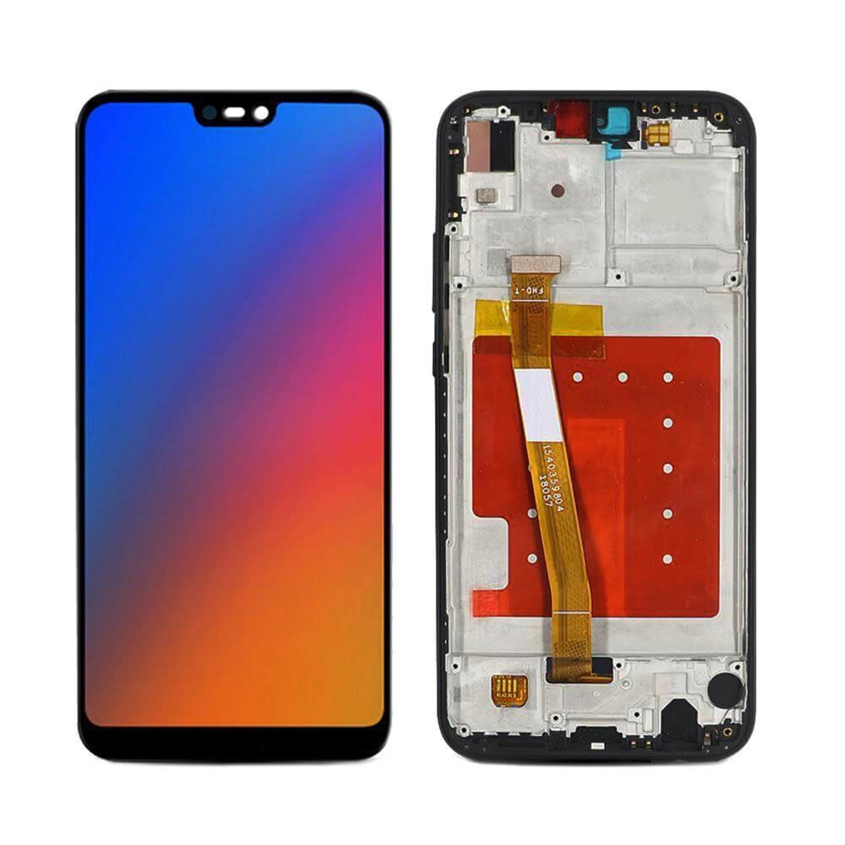 Huawei P20 lite Lcd Ekran Dokunmatik Siyah Çıtalı