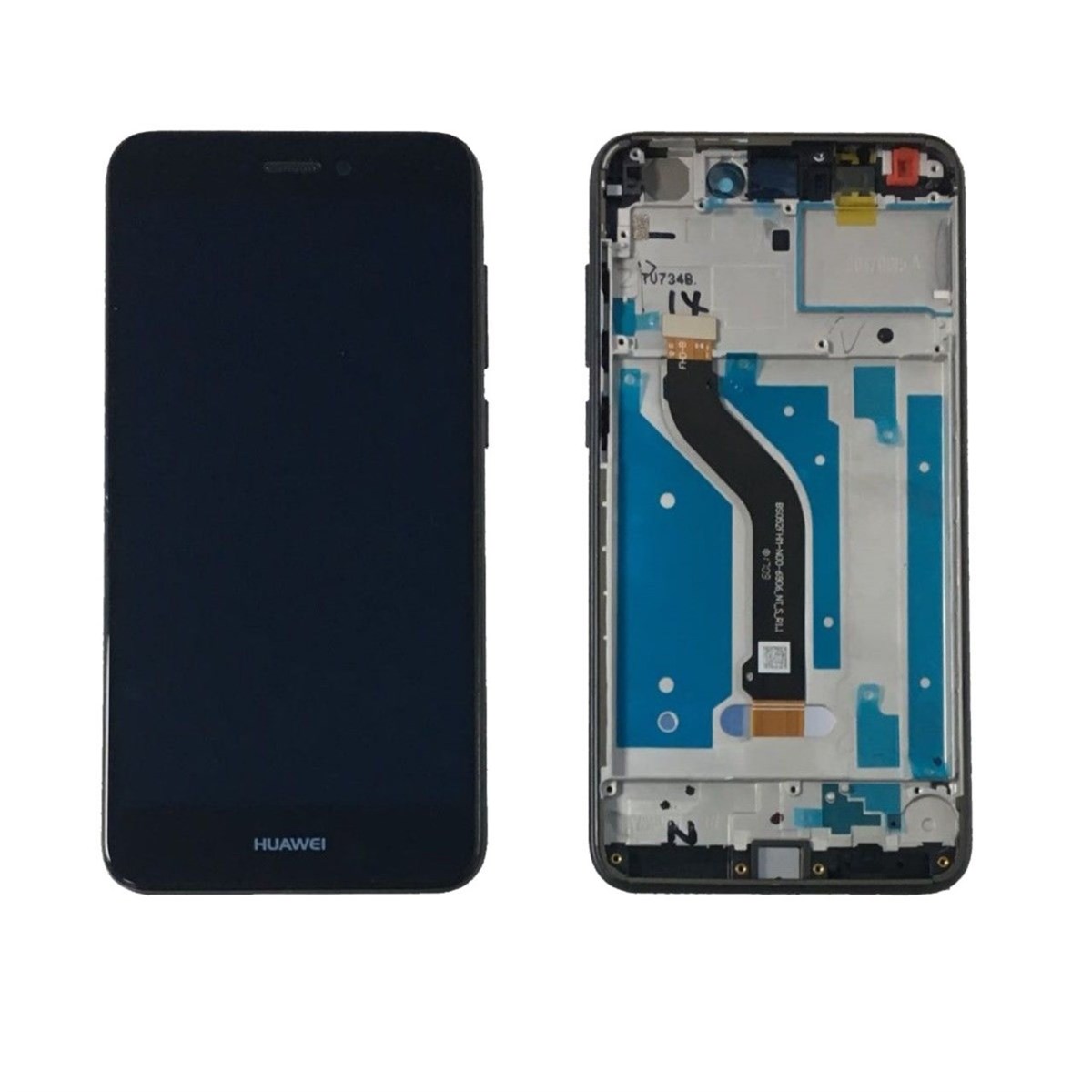 Huawei P9 Lite 2017 Lcd Ekran Dokunmatik Mavi Çıtalı