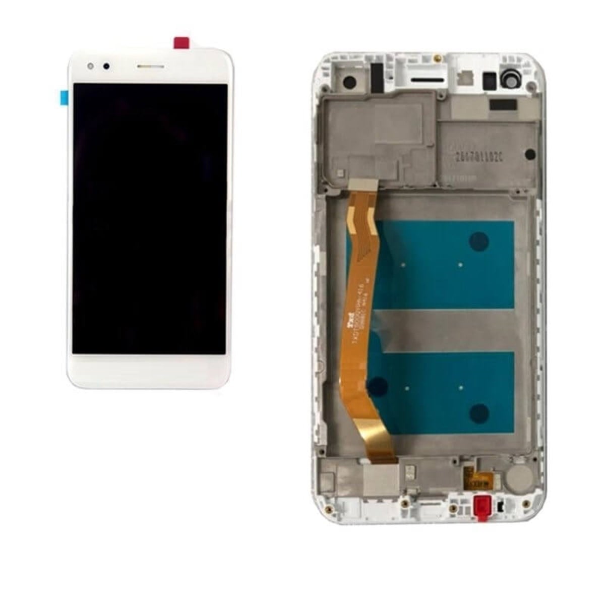 Huawei P9 Lite Mini Lcd Ekran Dokunmatik Beyaz Çıtalı