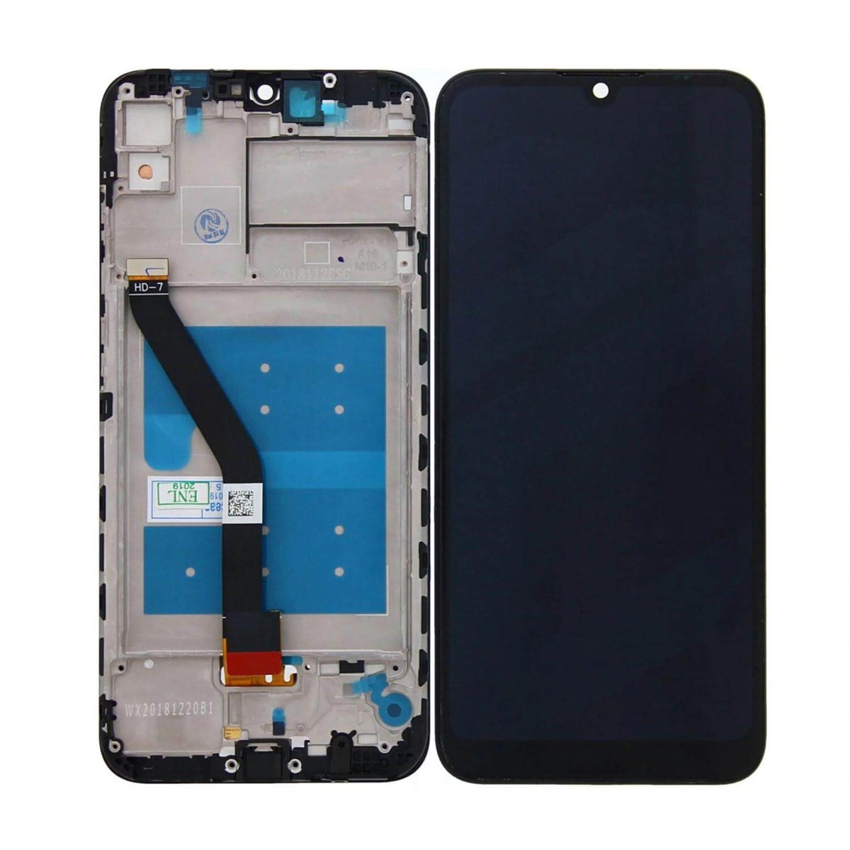 Huawei Y6 2019 Lcd Ekran Dokunmatik Siyah Çıtalı