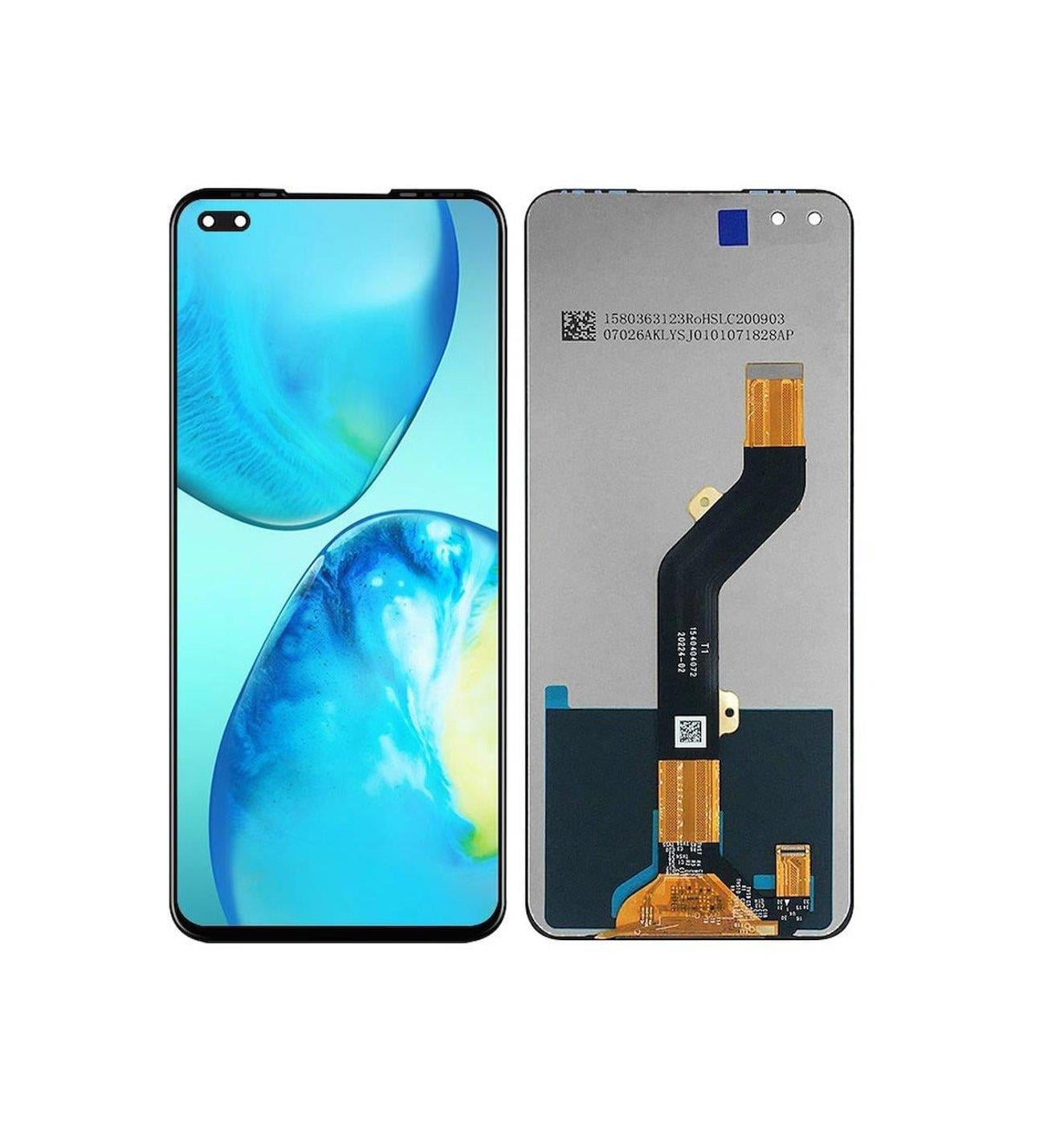 İnfinix Note 8 Uyumlu Lcd Ekran Dokunmatik Çıtasız