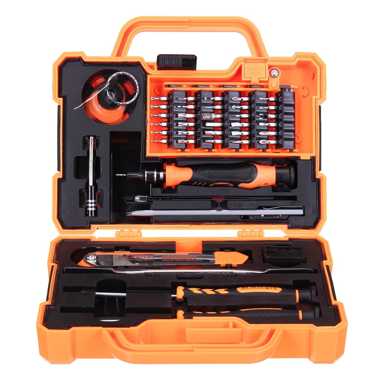 JAKEMY JM-8139 Çok Fonksiyonlu Takım Çantası 45 Parça Set