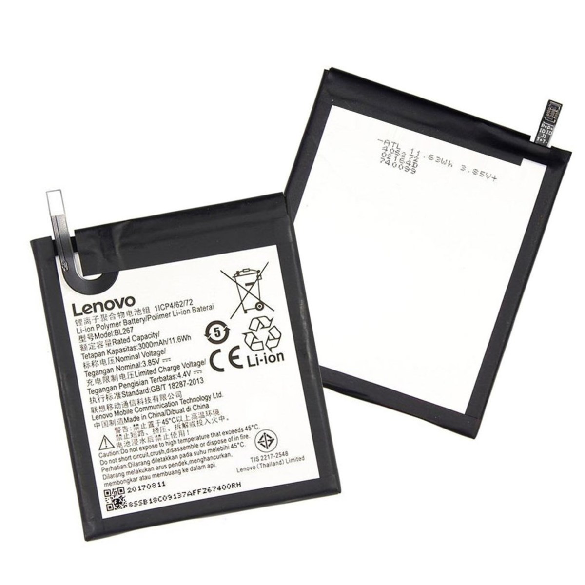 Lenovo K33a48 K6 Batarya Pil Bl267