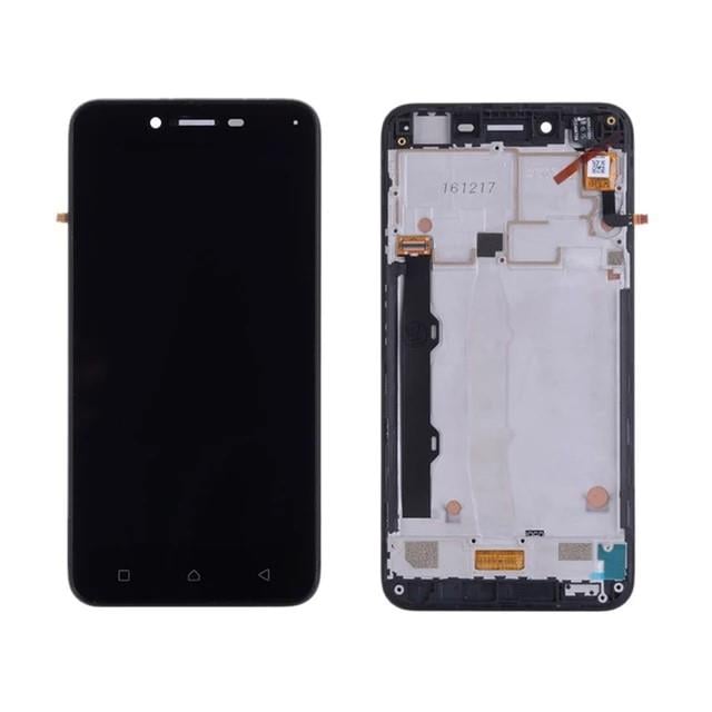 Lenovo K5 Plus A6020a46 Lcd Ekran Dokunmatik Siyah Çıtalı