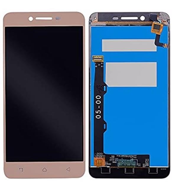 Lenovo K5 Plus A6020a46 Lcd Ekran Dokunmatik Gold Çıtasız