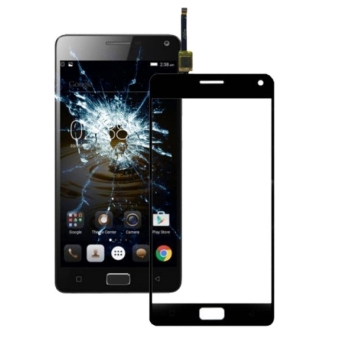 Lenovo P1 Dokunmatik Touch Siyah Çıtasız