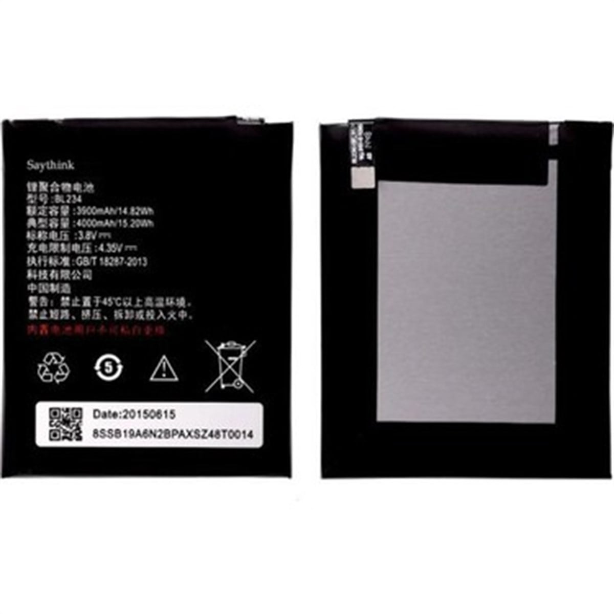 Lenovo Vibe P1M  Batarya Pil BL234