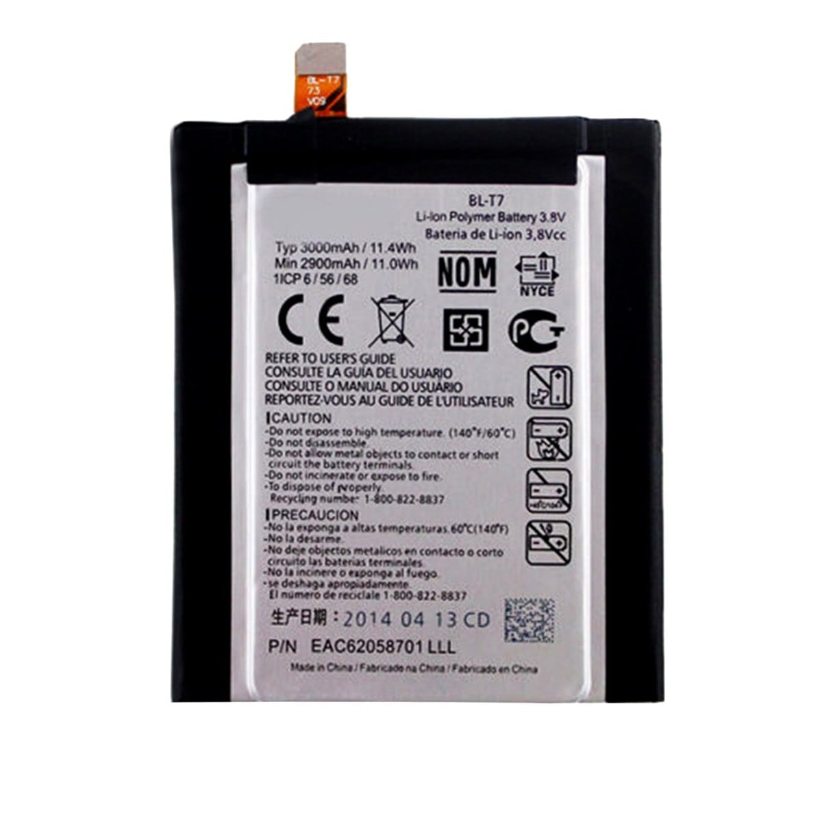 Lg G2 D802 Batarya Pil BL-T7