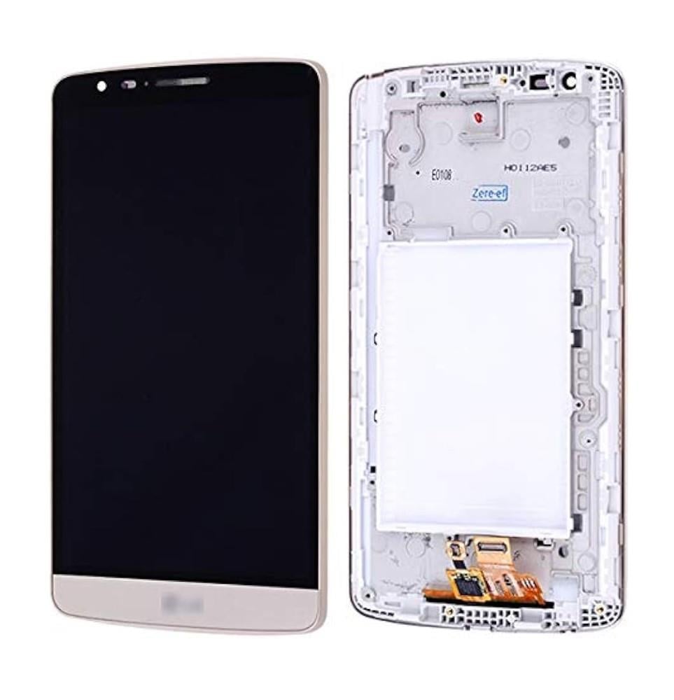 Lg G3 Stylus D690 Lcd Ekran Dokunmatik Gold Çıtalı