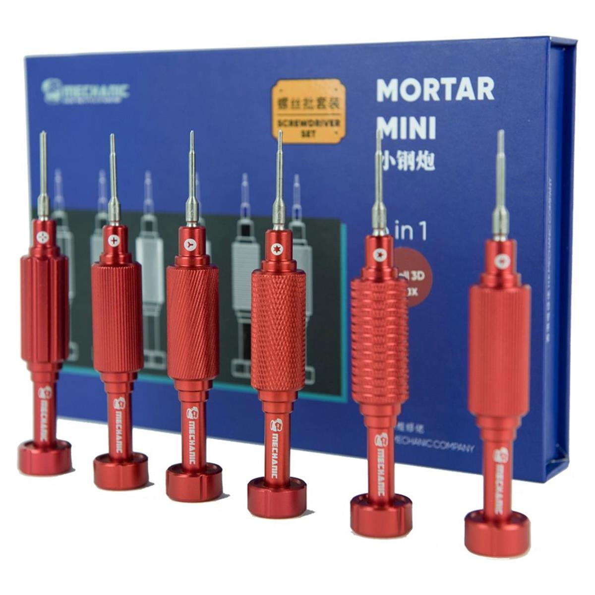 Mechanic Mortar Mini iShell 3D Max 6 Parça Tornavida Seti