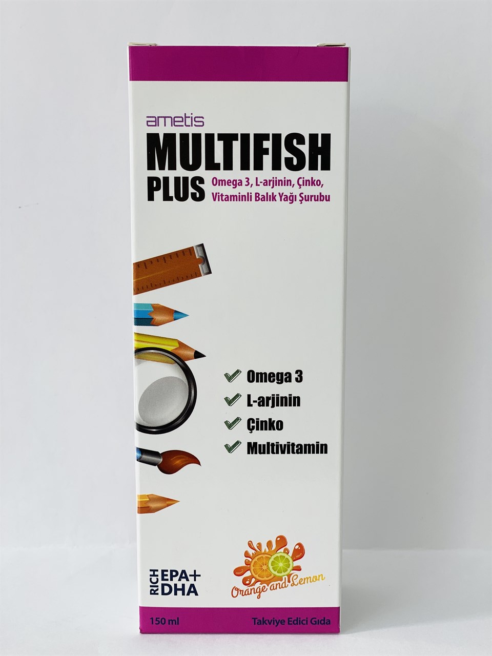 Multi Fish Plus Vitaminli Balık Yağı Şurubu 150 ml