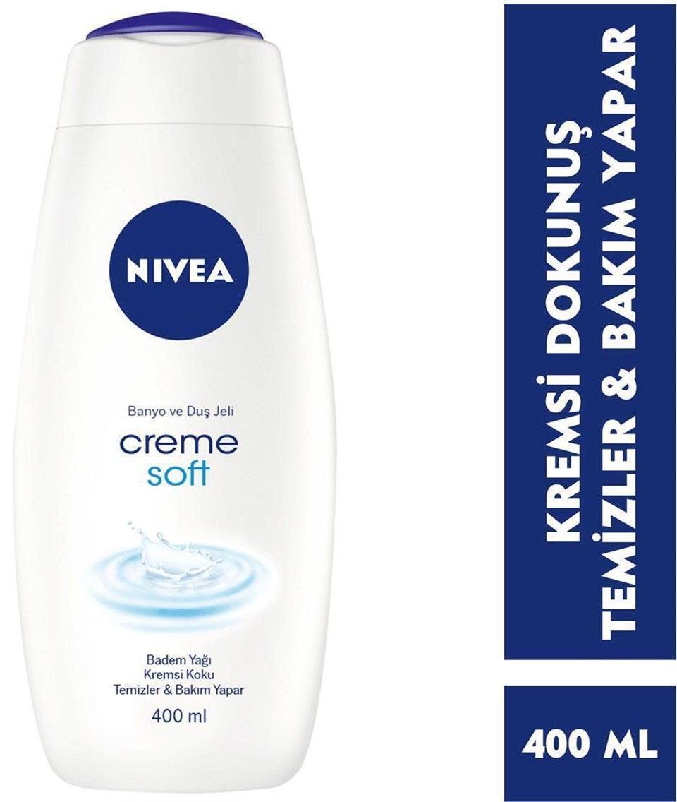 Nivea Duş Jeli Creme Soft 400 ml