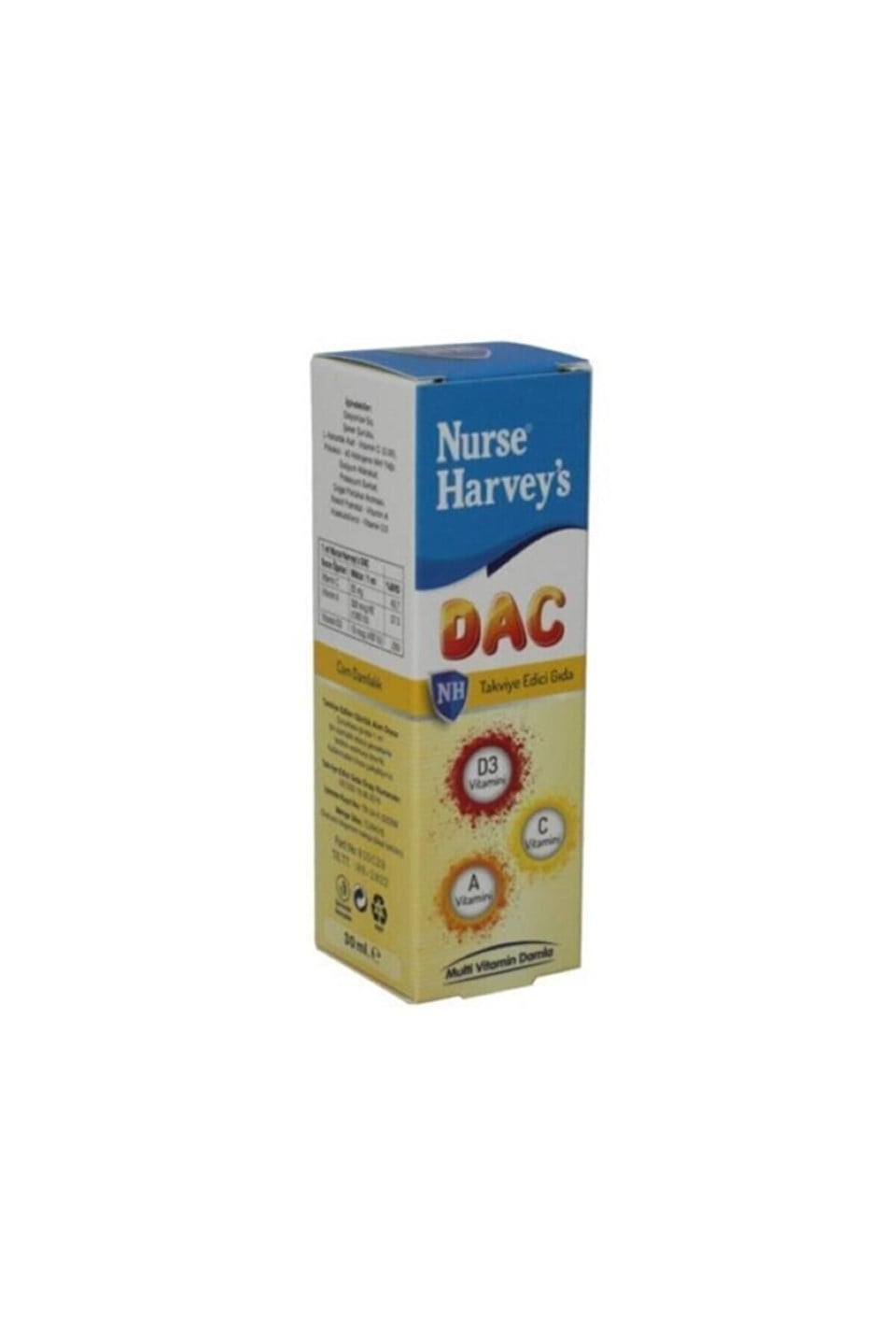 Nurse Harvey's Dac Multivitamin Damla 30ml