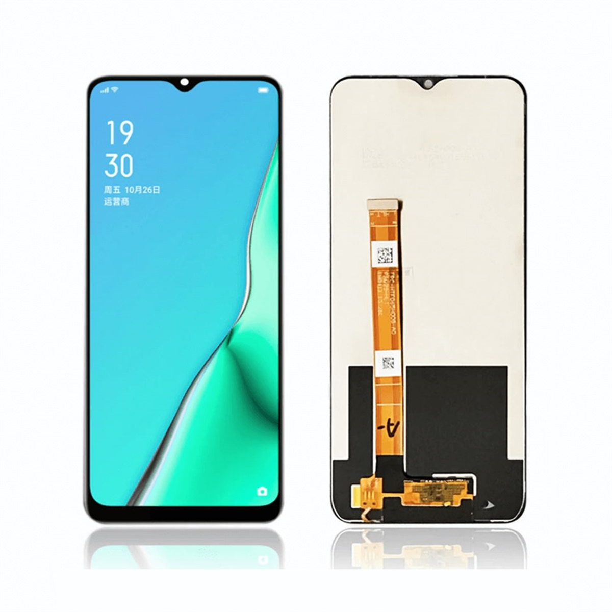 Oppo A31 Lcd Ekran Dokunmatik Siyah Çıtasız