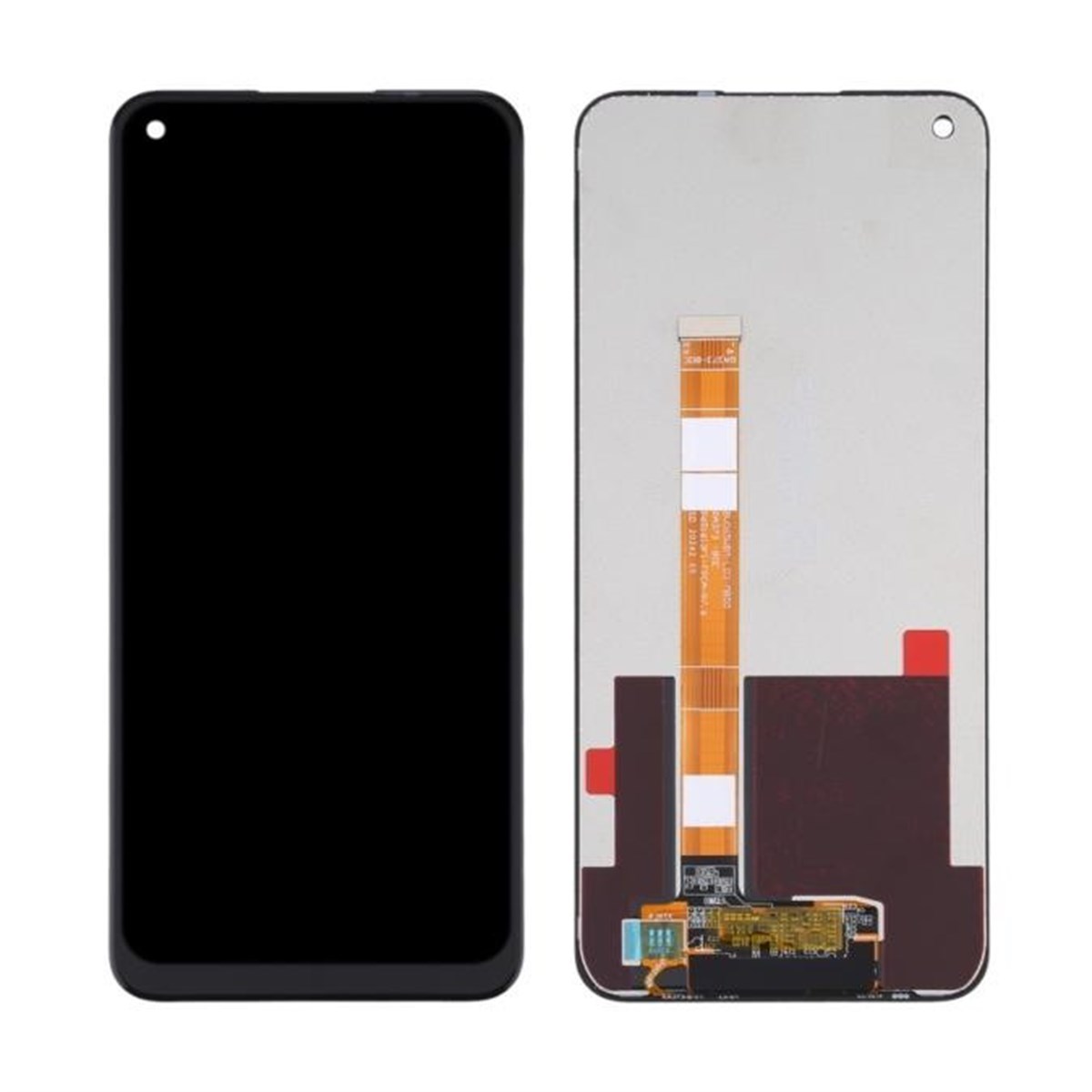 Oppo A32 Lcd Ekran Dokunmatik Siyah Çıtasız