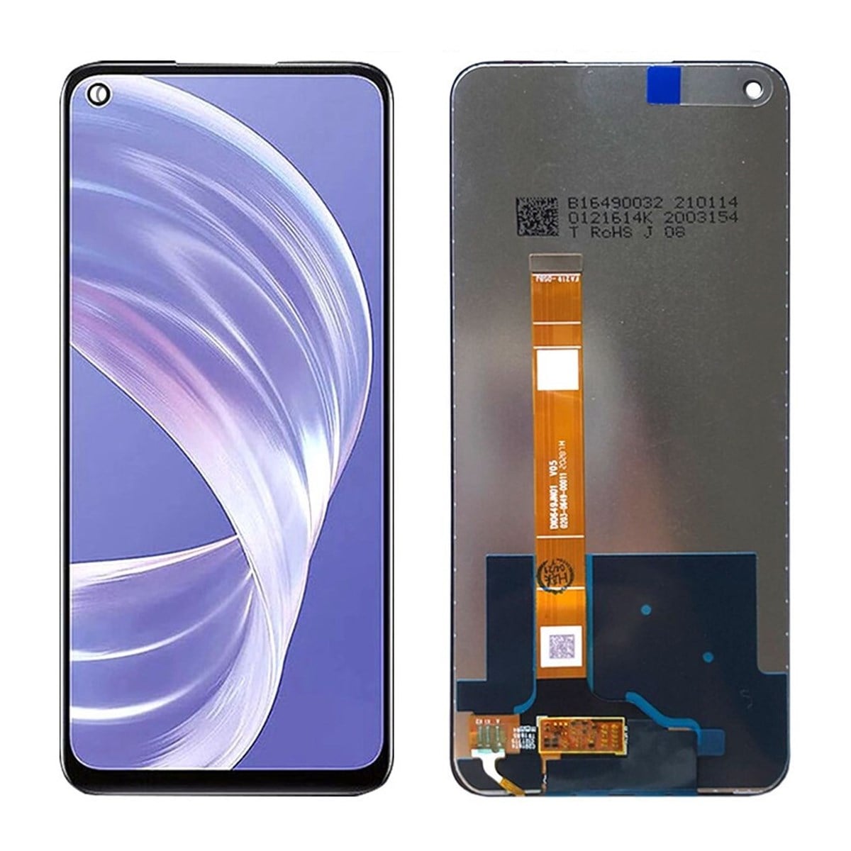 Oppo A73 5g Lcd Ekran Dokunmatik Siyah Çıtasız
