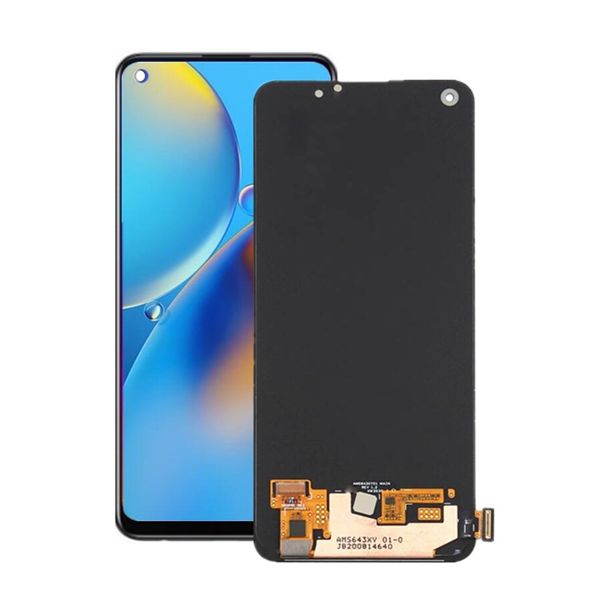 Oppo A74 4g Lcd Ekran Dokunmatik Siyah Oled Çıtasız