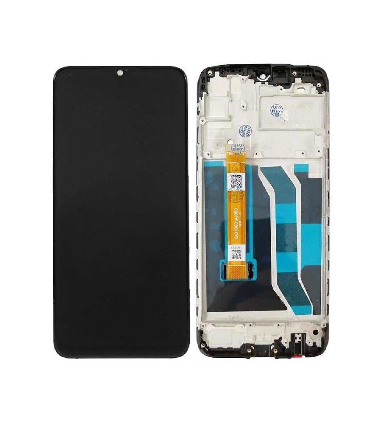 Oppo Realme 5i Lcd Ekran Dokunmatik Siyah Çıtalı