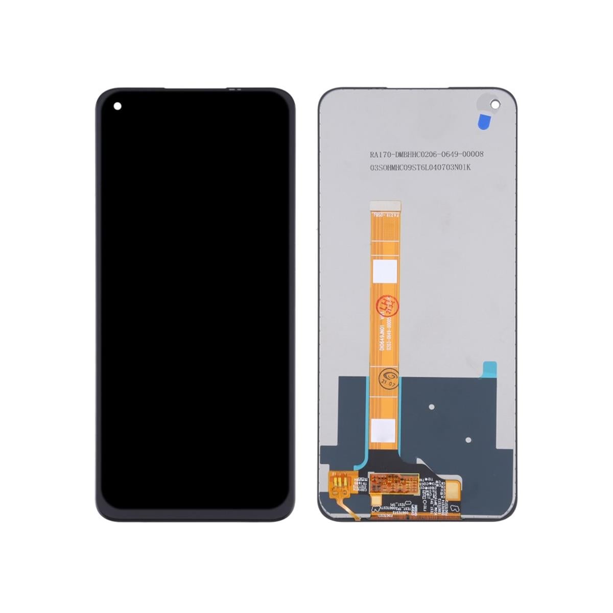 Oppo Realme 6 Lcd Ekran Dokunmatik Siyah Çıtasız