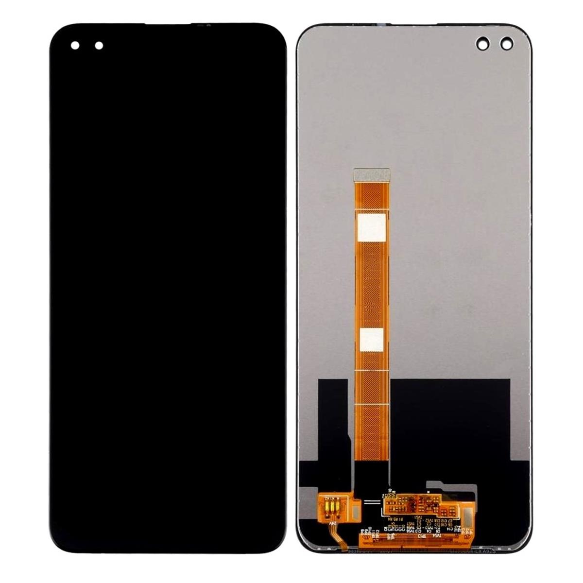 Oppo Realme 6 Pro Lcd Ekran Dokunmatik Siyah Çıtasız