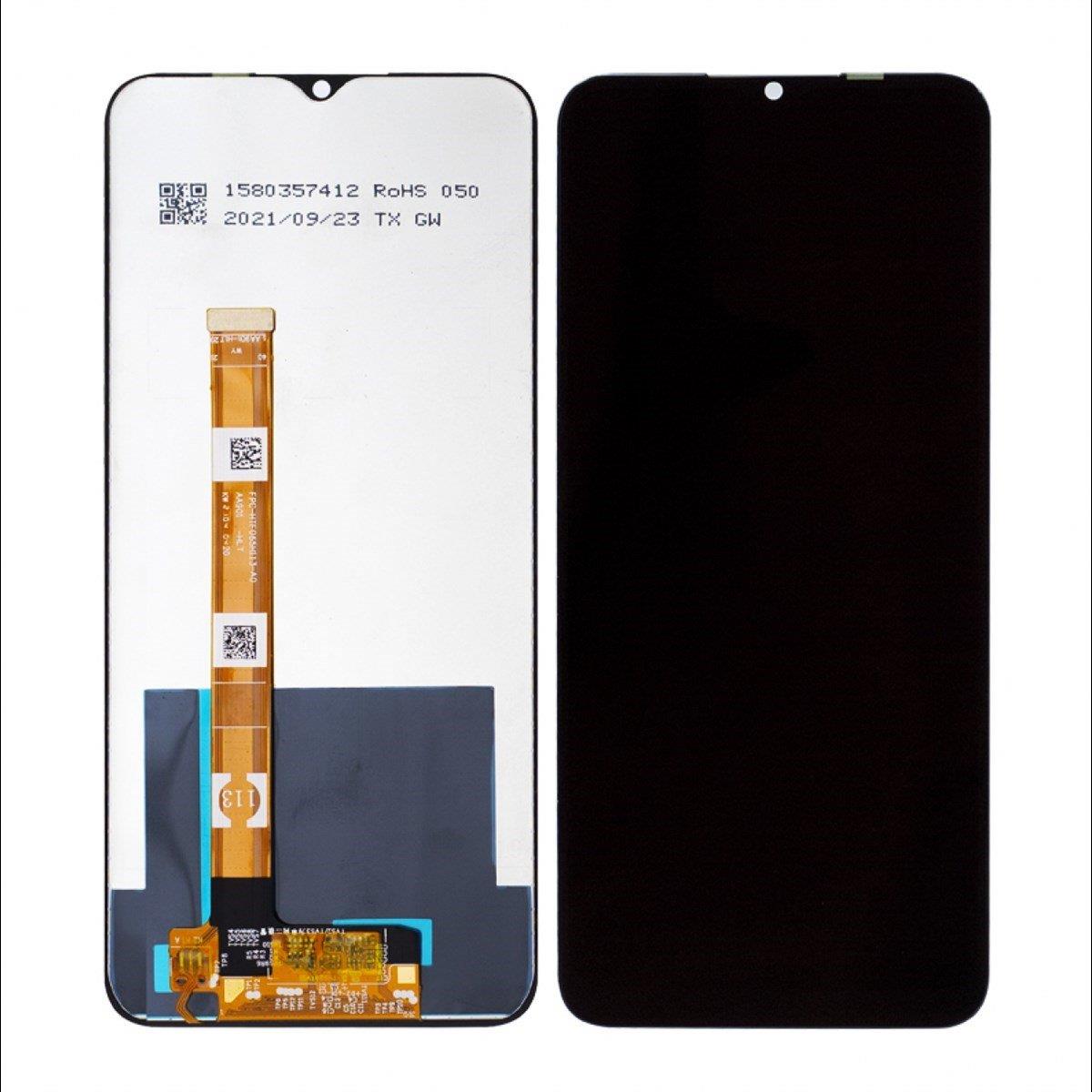 Oppo Realme C25s Lcd Ekran Dokunmatik Siyah Çıtasız Servis
