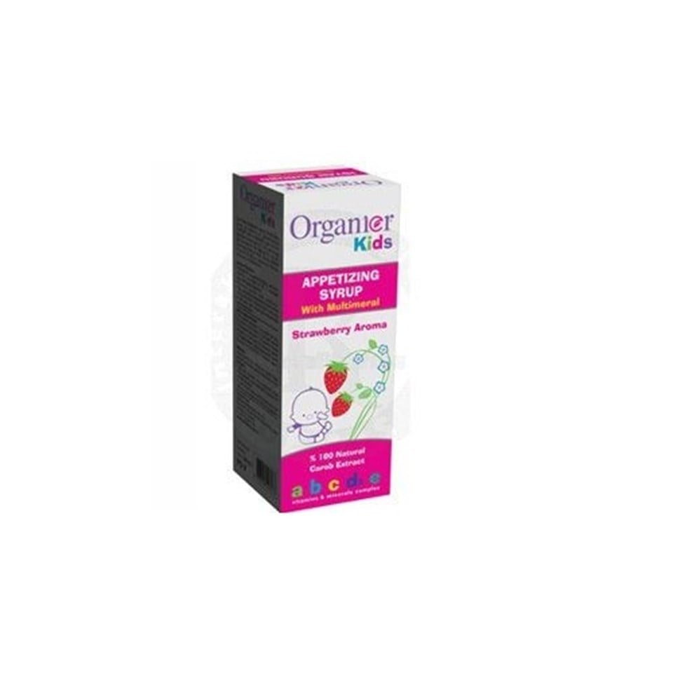 Organier Kids Çilek Aromalı İştah Açıcı Şurup 200 ml