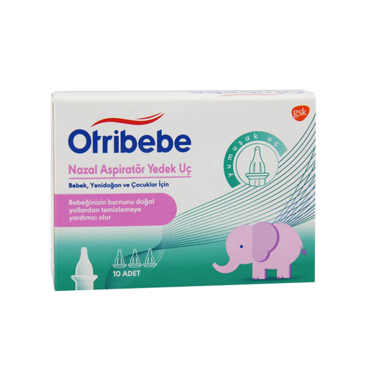 Otribebe Nazal Aspiratör Yedek Ucu 10'lu