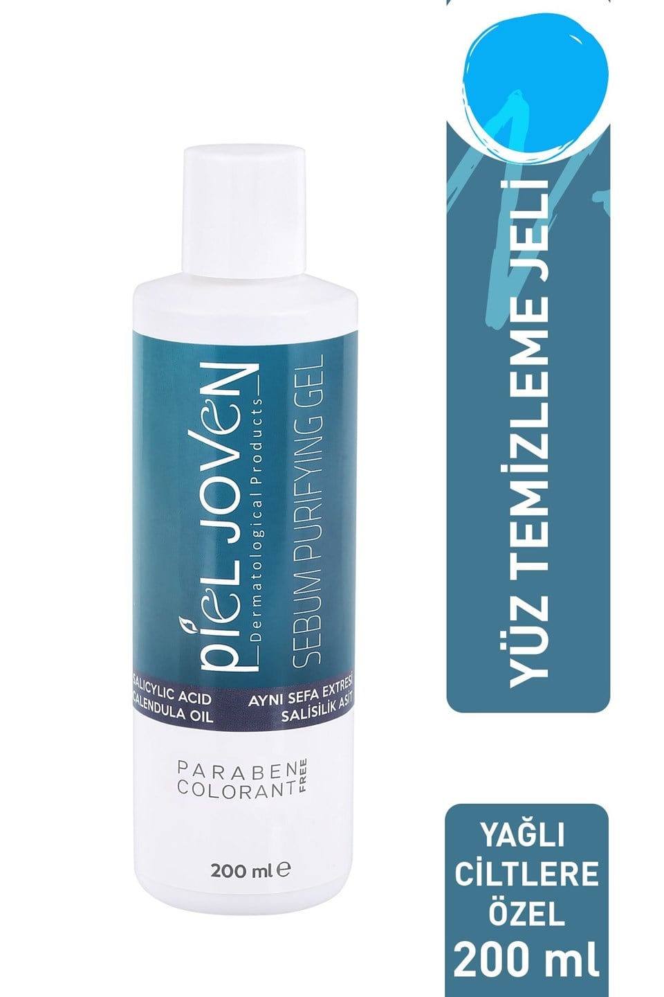Piel Joven Sebum Purifying Jel Yağlı Ciltler için Yüz Temizleme Jeli 200 ml