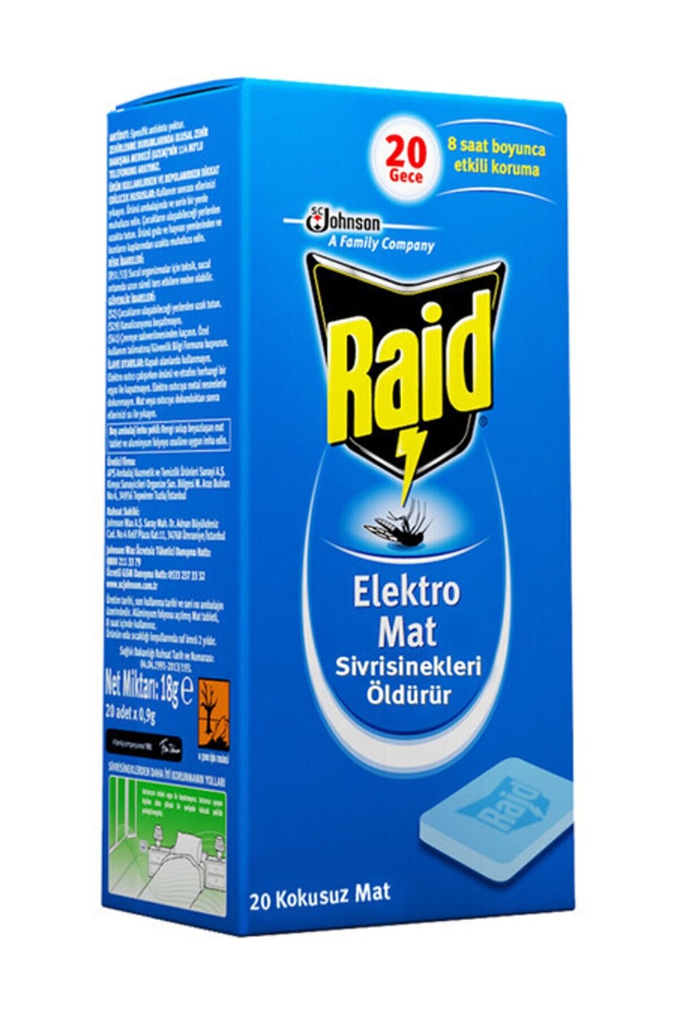 Raid Elektromat Tablet 20'li