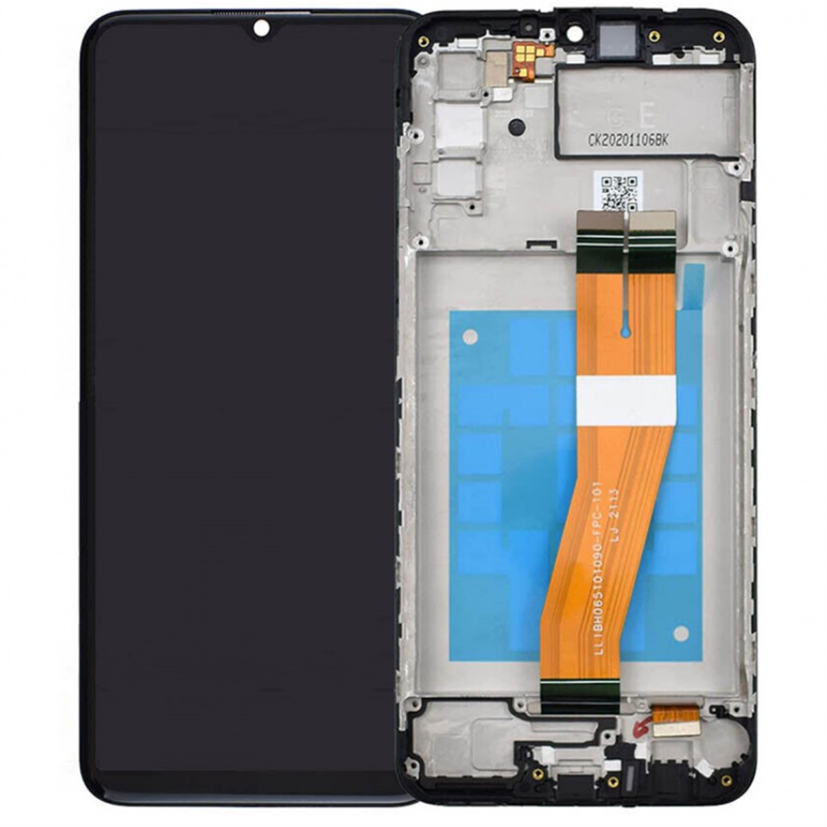 Samsung Galaxy A03 A035f Lcd Ekran Dokunmatik Siyah Hk Servis Çıtalı