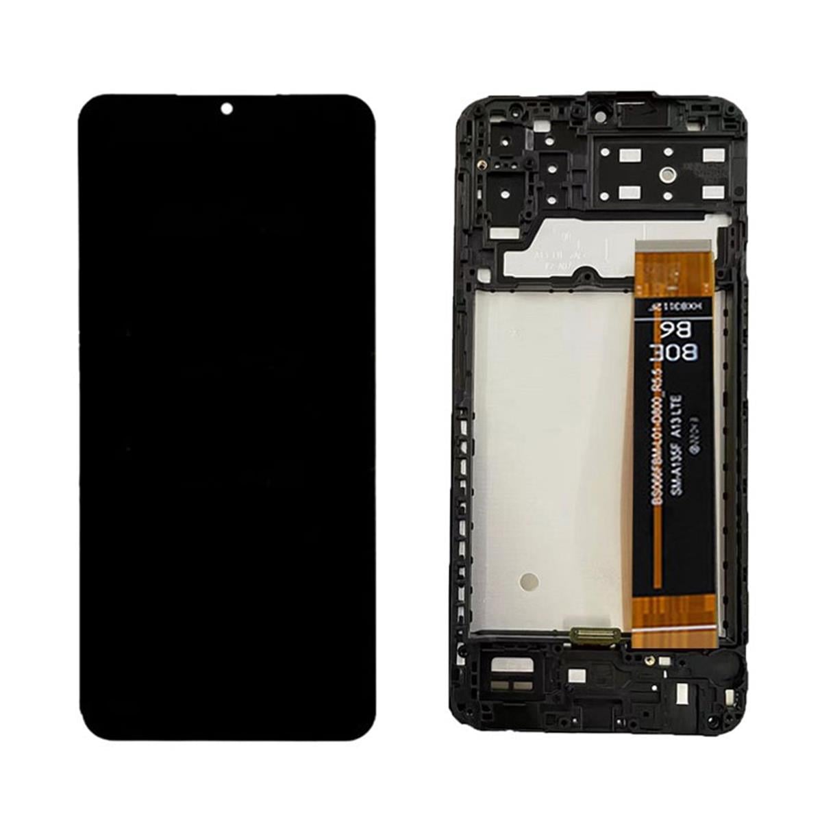Samsung Galaxy A13s A137 Lcd Ekran Dokunmatik Siyah Servis Çıtalı