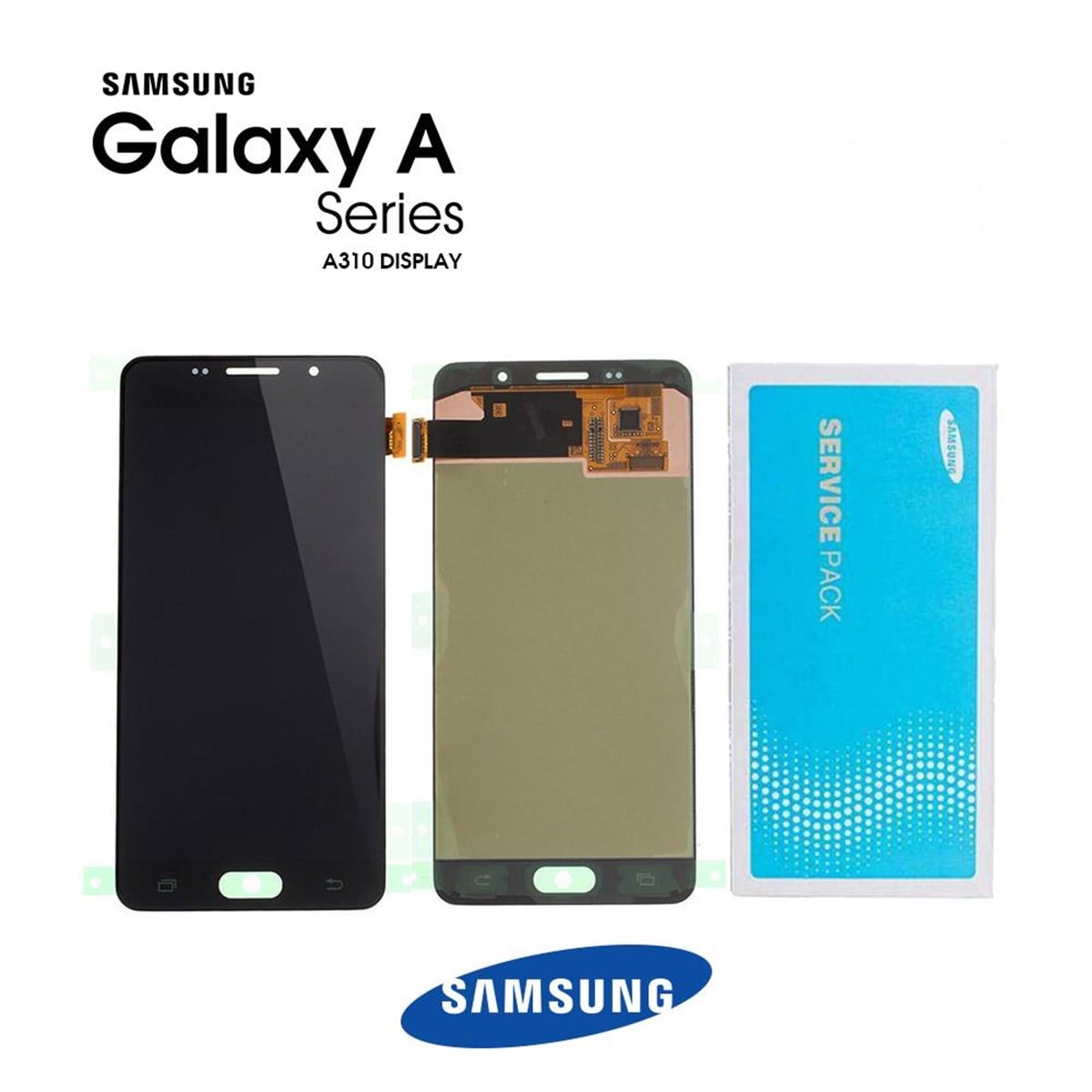 Samsung Galaxy A310 Lcd Ekran Dokunmatik Siyah Servis Gh97-18249b