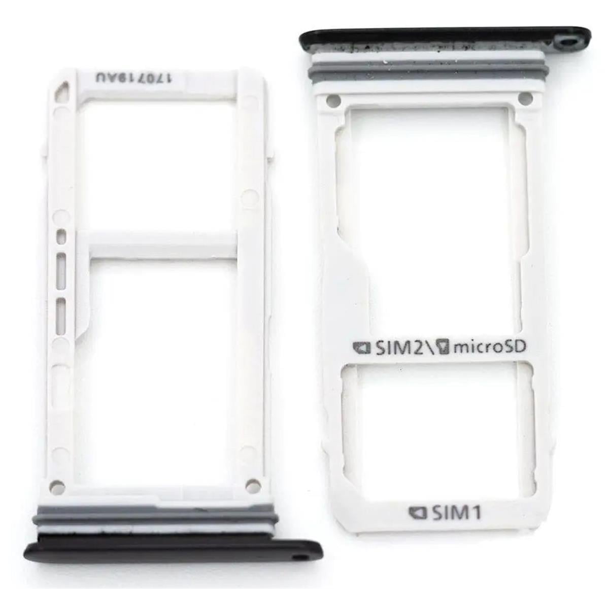 Samsung Galaxy A320 Sim Kart Tepsisi Siyah Çift