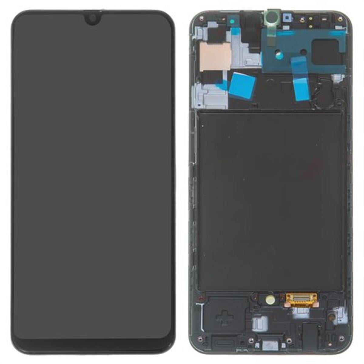 Samsung Galaxy A50s A507 Lcd Ekran Dokunmatik Siyah Oled Çıtalı 