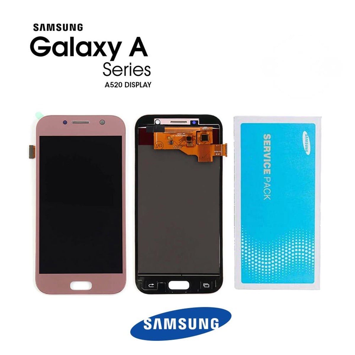 Samsung Galaxy A520 Lcd Ekran Dokunmatik Rose Servis GH97-20135D