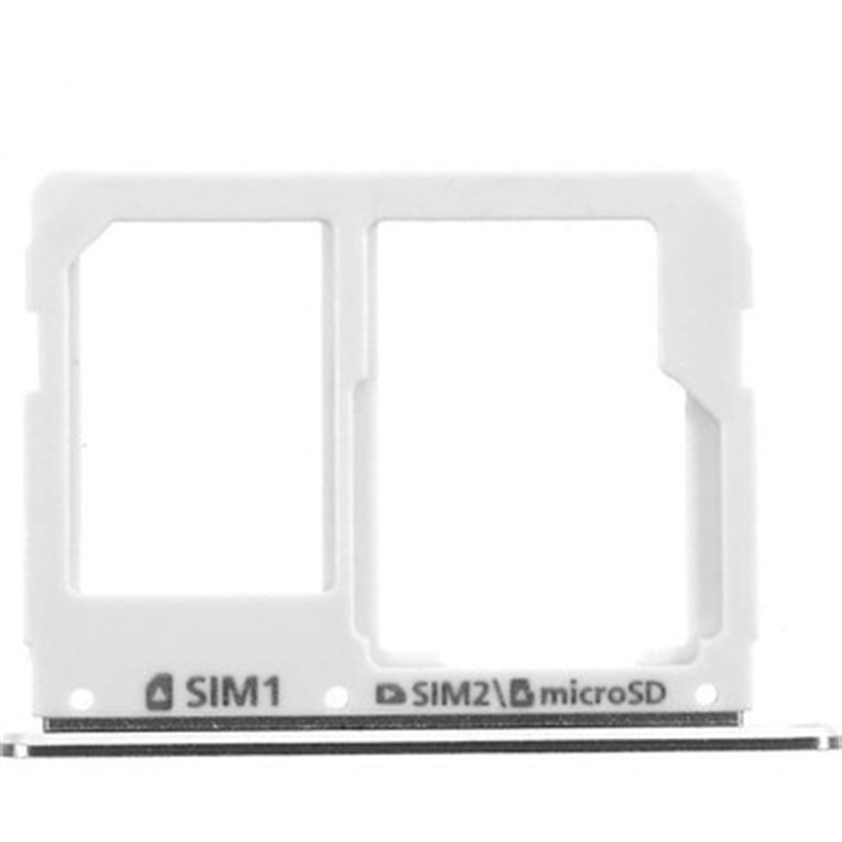 Samsung Galaxy A7 2016 A710 Sim Kart Tepsisi Beyaz