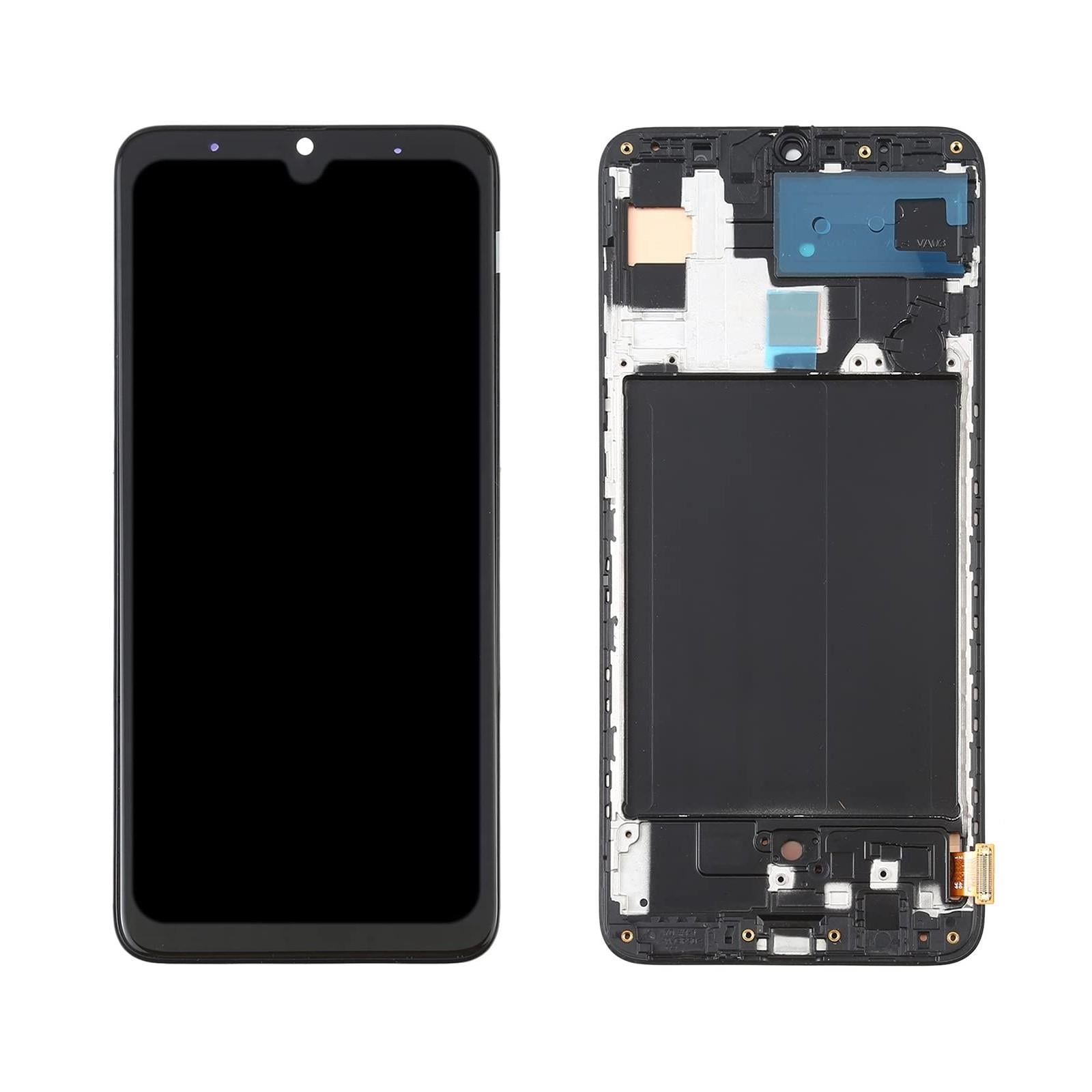 Samsung Galaxy A70 A705 Lcd Ekran Dokunmatik Siyah Oled Çıtalı