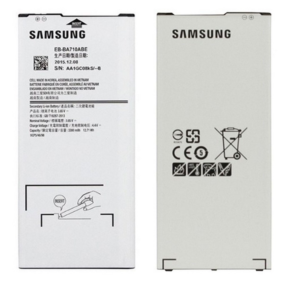 Samsung Galaxy A710 Batarya Pil EB-BA710ABE