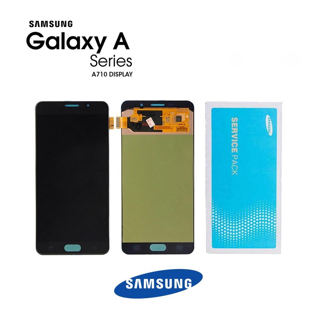 Samsung Galaxy A710 Lcd Ekran Dokunmatik Siyah Servis GH97-18229B