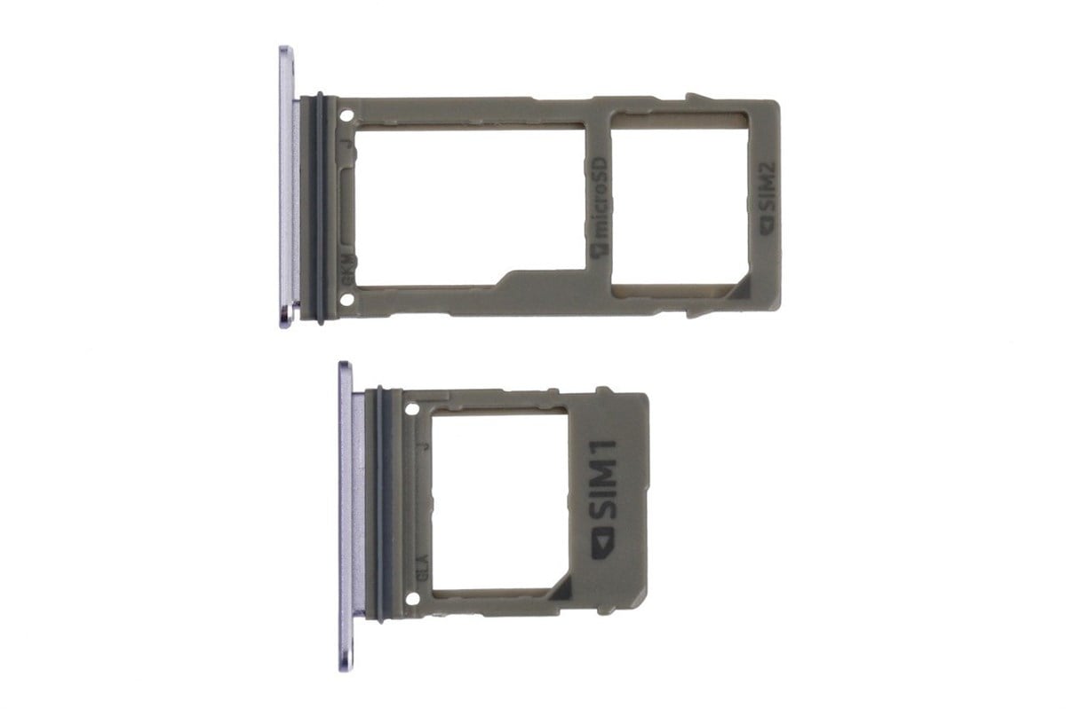 Samsung Galaxy A8 Plus 2018 A730 Sim Kart Tepsisi Violet Çift
