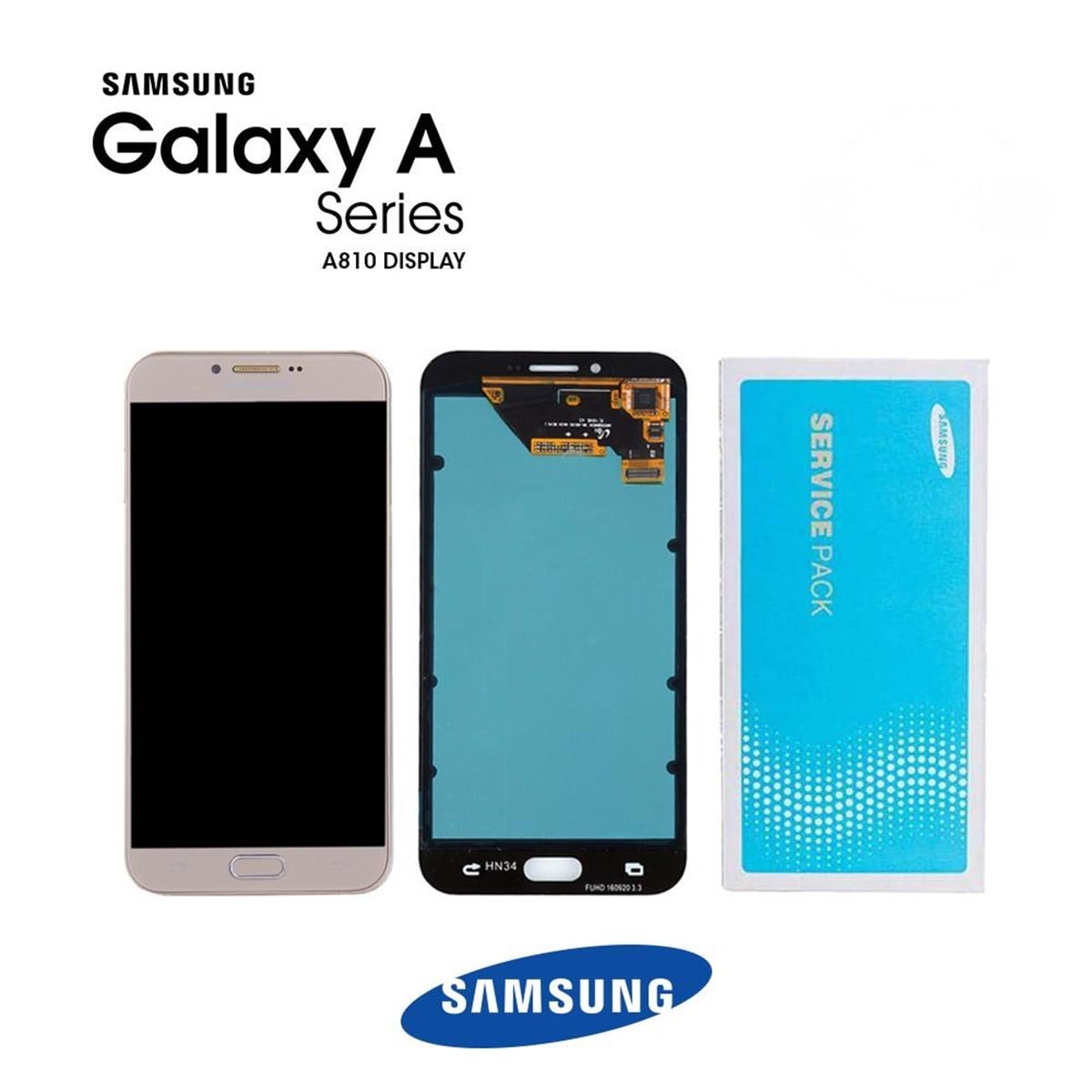 Samsung Galaxy A810 Lcd Ekran Dokunmatik Gold Servis GH97-19656D