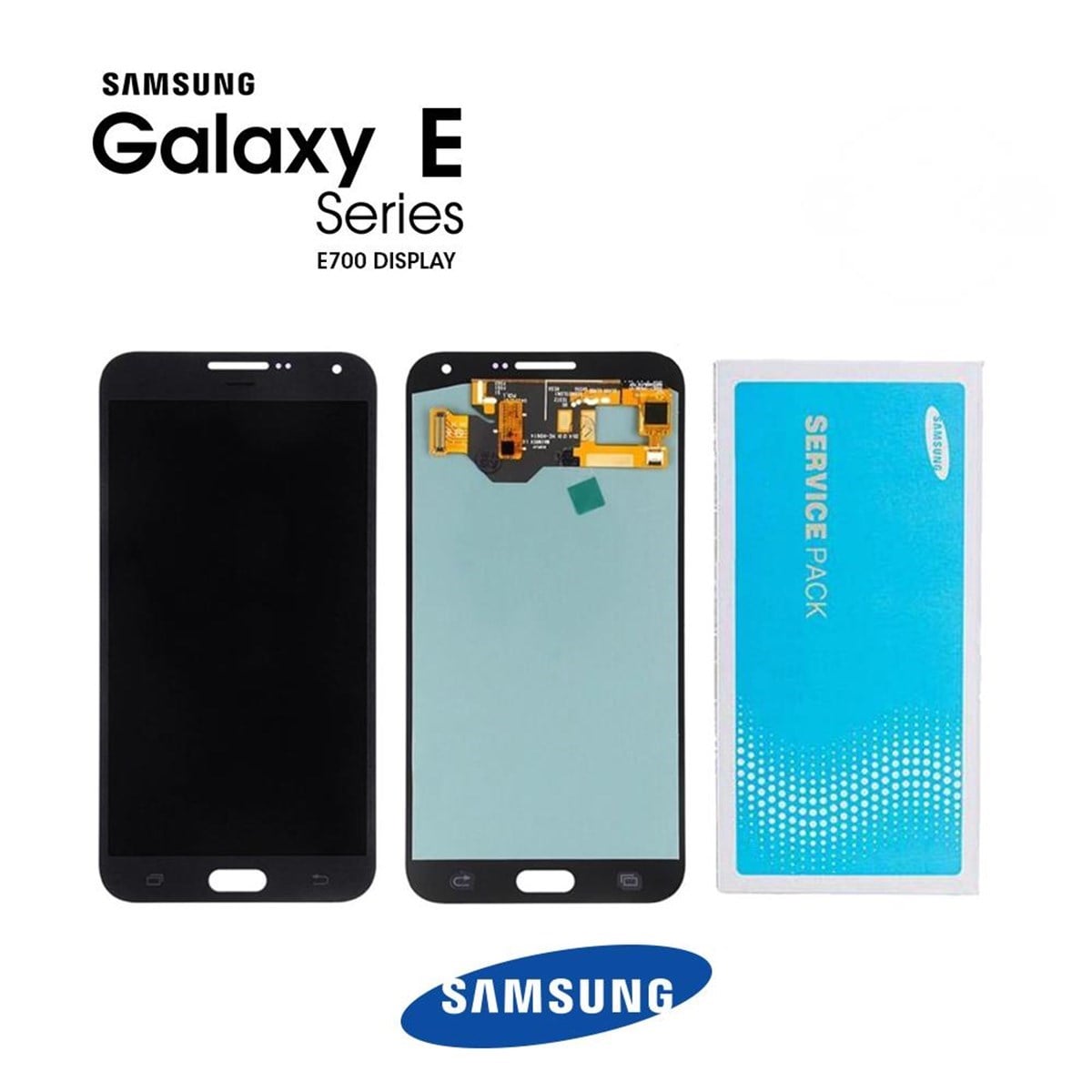 Samsung Galaxy E7 E700 Lcd Ekran Dokunmatik Siyah Servis GH97-17227C