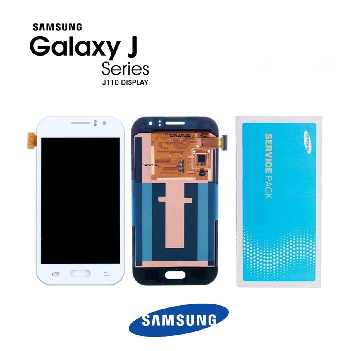 Samsung Galaxy J1 Ace J110 Lcd Ekran Dokunmatik Beyaz Servis GH97-17843A