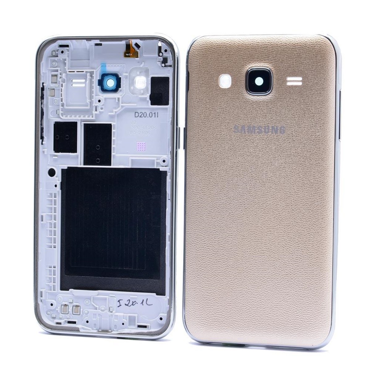 Samsung Galaxy J2 J200 Kasa Kapak Gold Duos Çıtasız