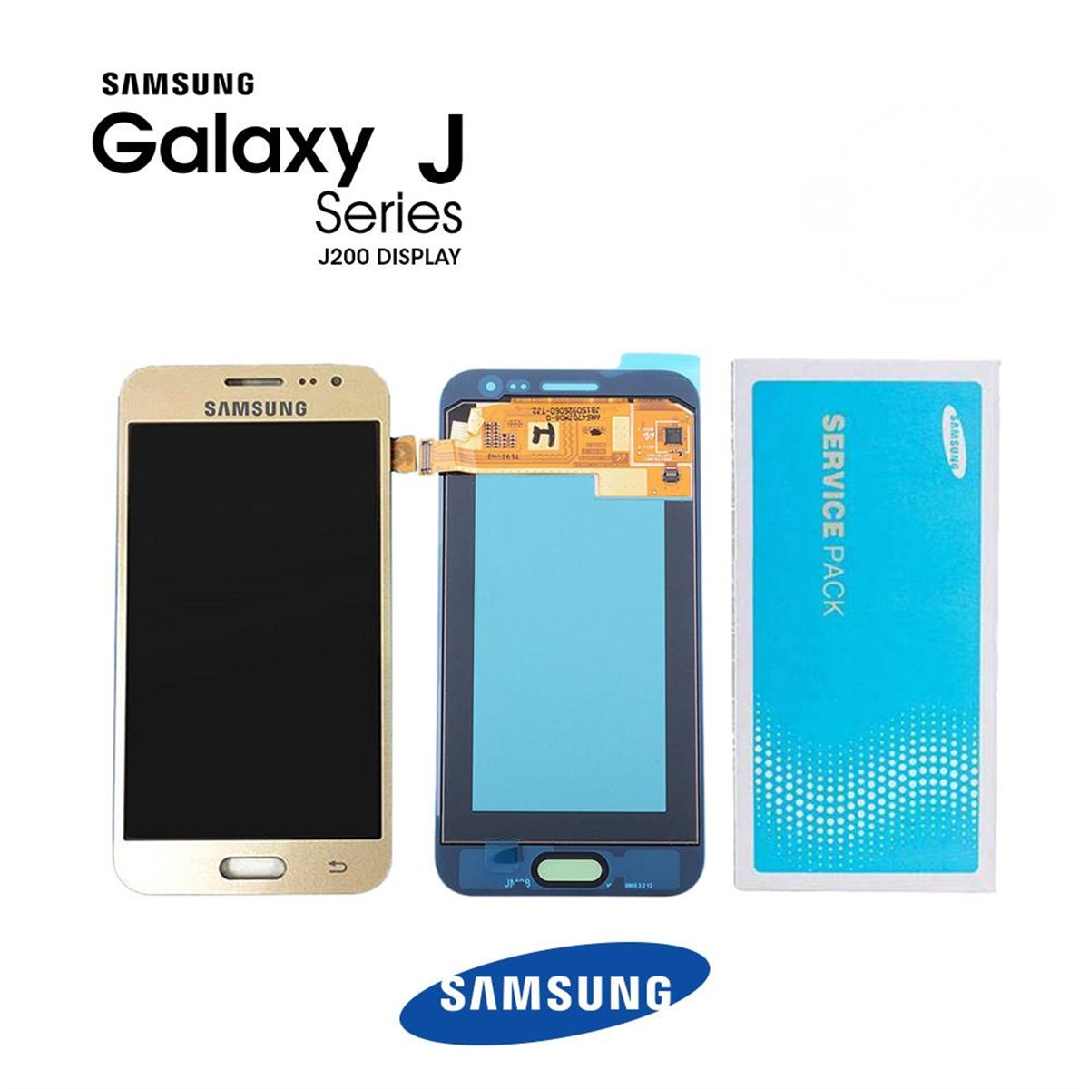 Samsung Galaxy J2 J200 Lcd Ekran Dokunmatik Gold Servis GH97-17940B