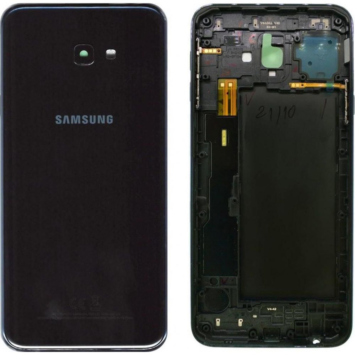 Samsung Galaxy J4 Plus J415 Kasa Kapak Siyah