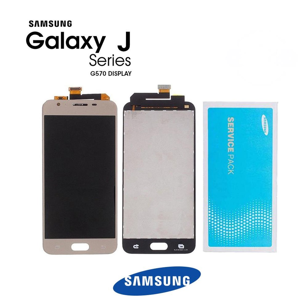 Samsung Galaxy J5 Prime G570 Lcd Ekran Dokumatik Gold Servis GH96-10324A