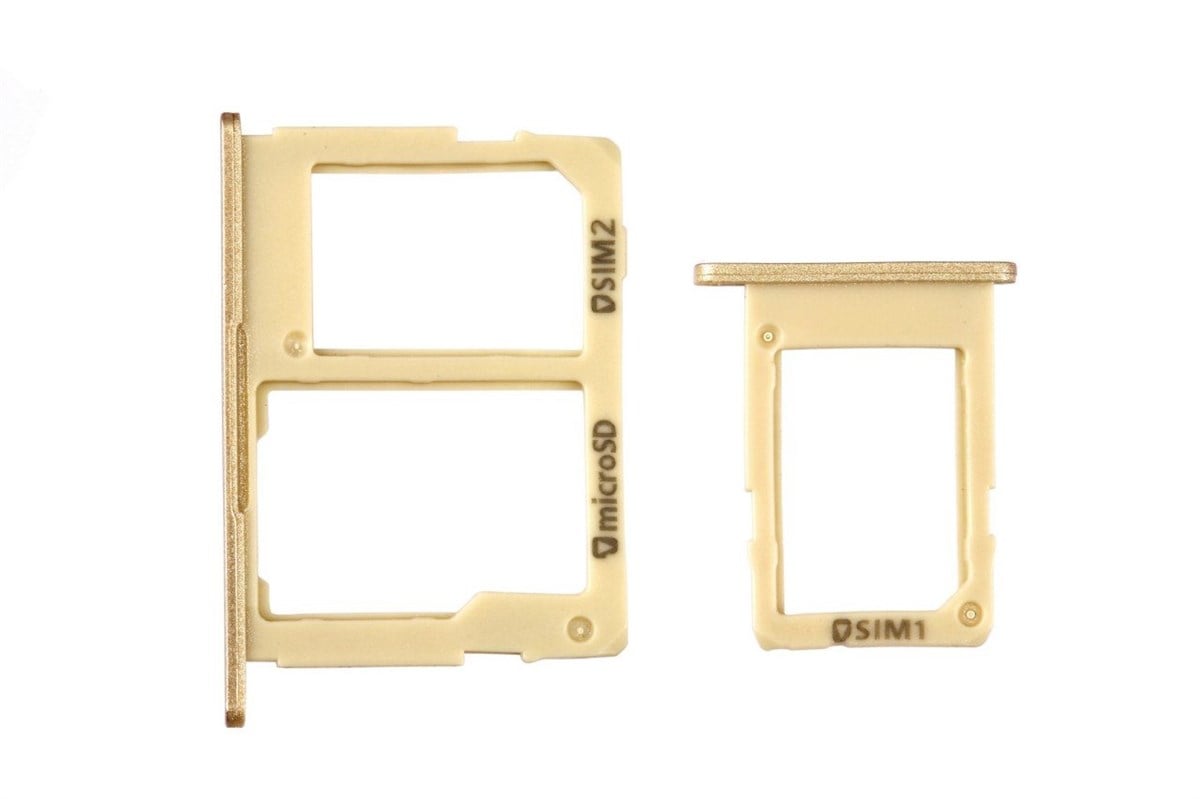 Samsung Galaxy J5 Prime G570 Sim Kart Tepsisi Gold Çift